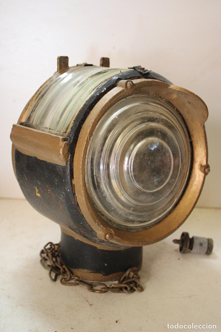 Antig&uuml;edades: antiguo farol de barco - Foto 6