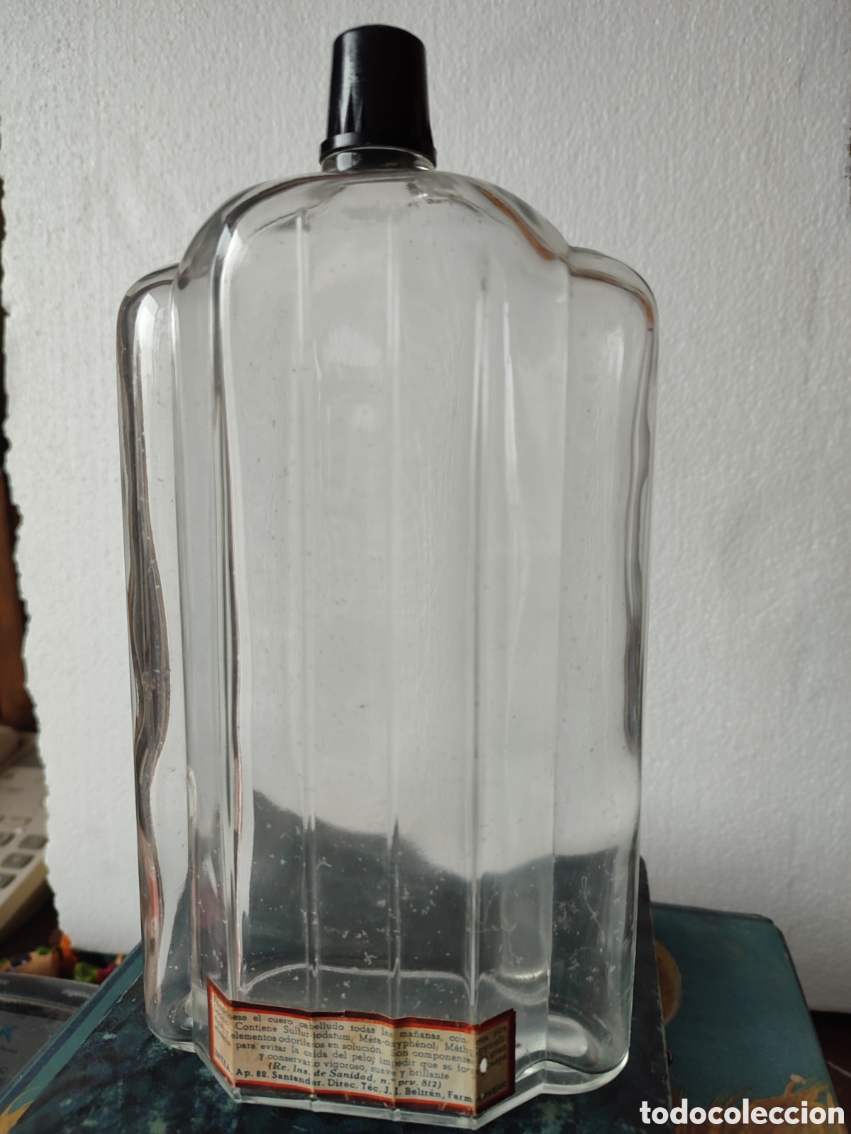 Antig&uuml;edades: Botella loci&oacute;n azufre Intea,barberia - Foto 1