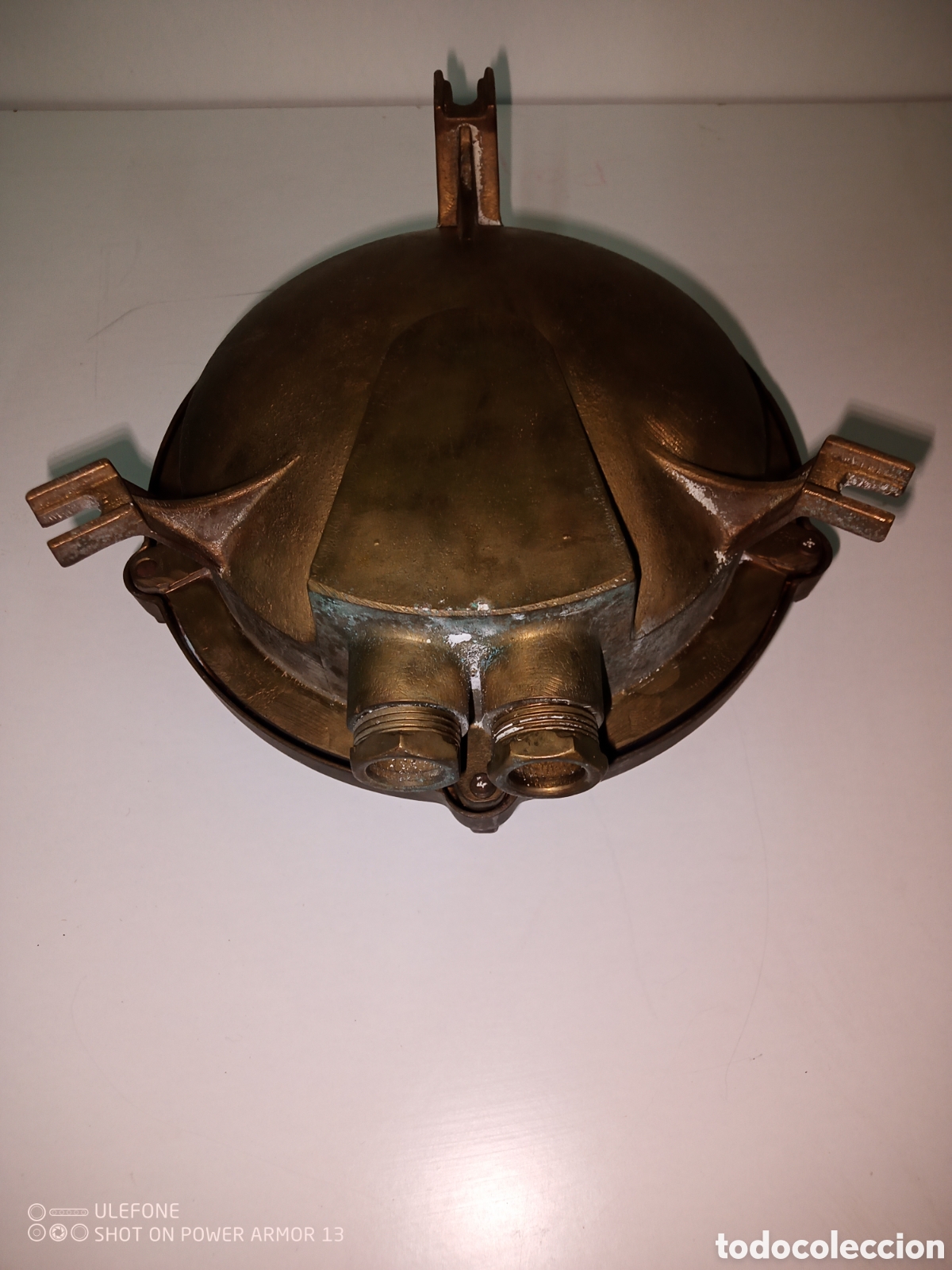Antig&uuml;edades: Farol n&aacute;utico Miletich 25 cm - Foto 2
