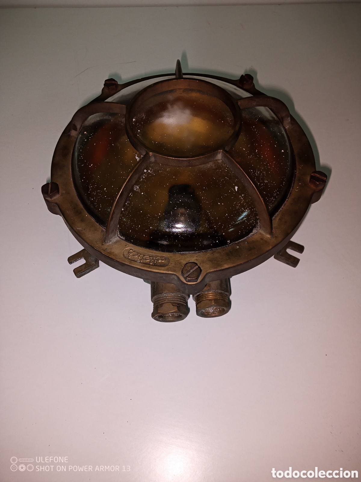 Antig&uuml;edades: Farol n&aacute;utico Miletich 25 cm - Foto 5