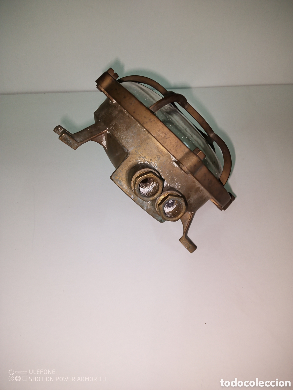 Antig&uuml;edades: Farol n&aacute;utico Miletich 25 cm - Foto 6