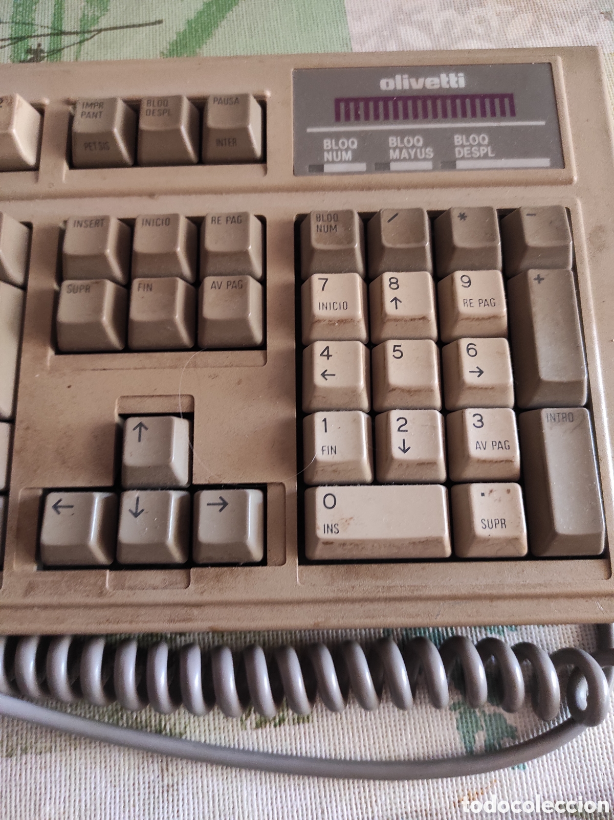 Antig&uuml;edades: Teclado de Ordenador Olivetti - Foto 2