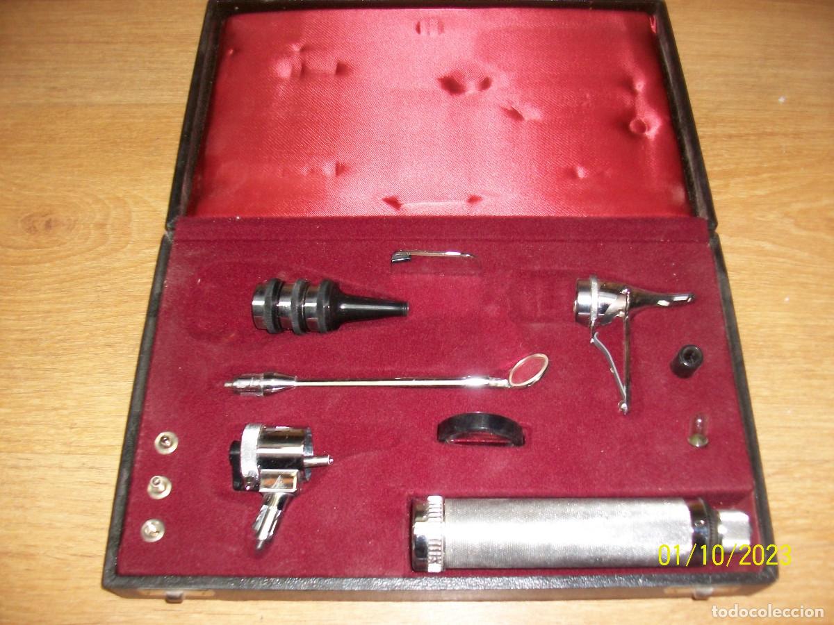 Antig&uuml;edades: ESTUCHE CON HERRAMIENTAS PARA OTORRINO - Foto 1