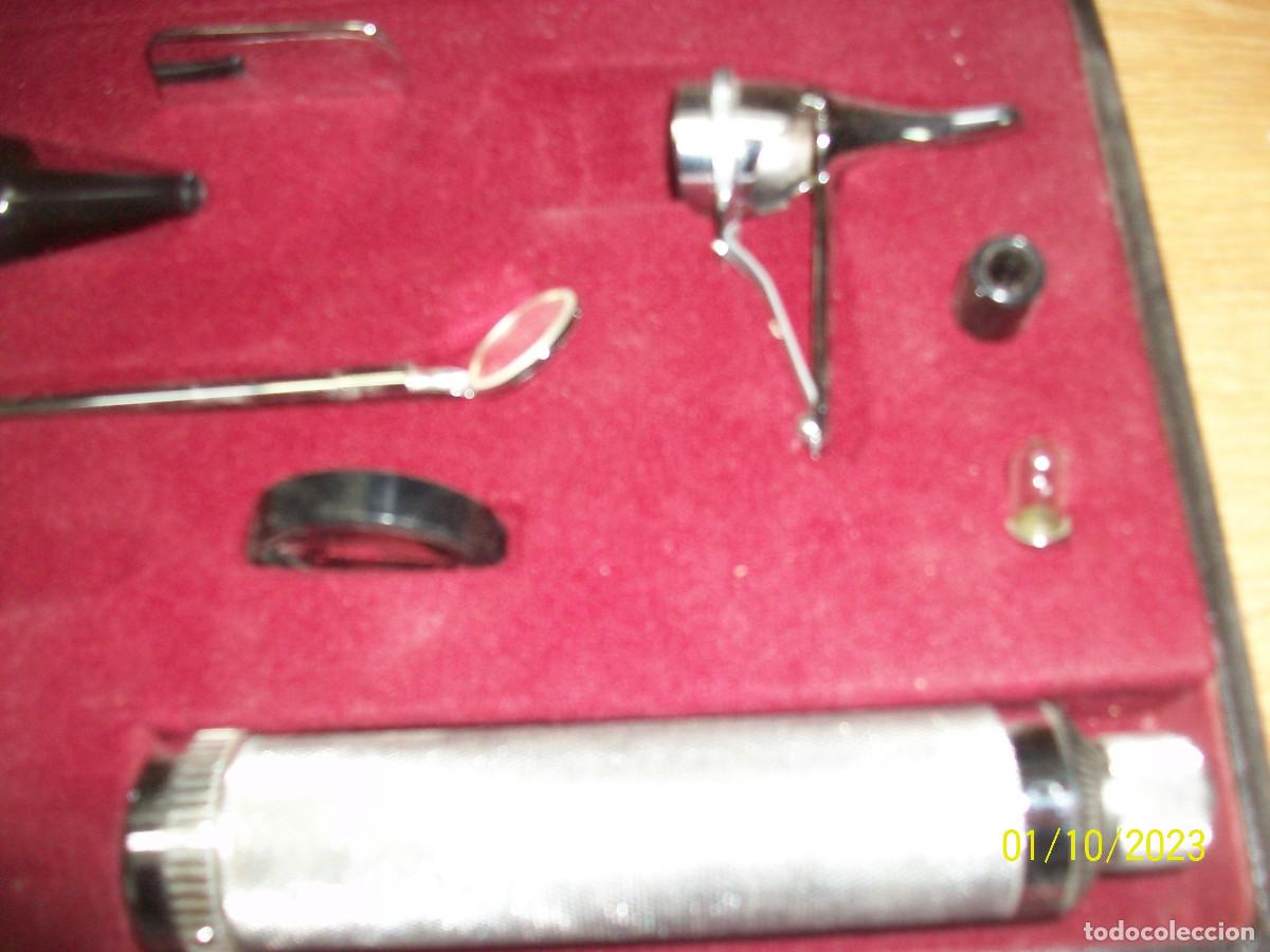 Antig&uuml;edades: ESTUCHE CON HERRAMIENTAS PARA OTORRINO - Foto 3