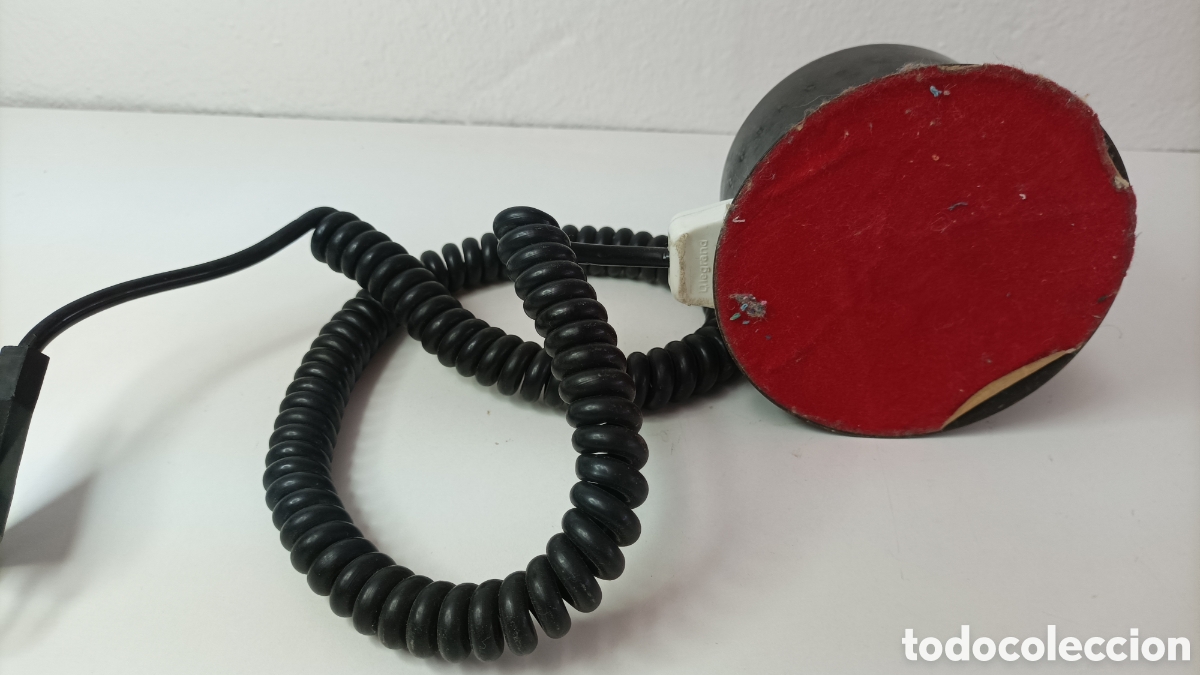 Antig&uuml;edades: Transformador antiguo redondo con cable - Foto 4