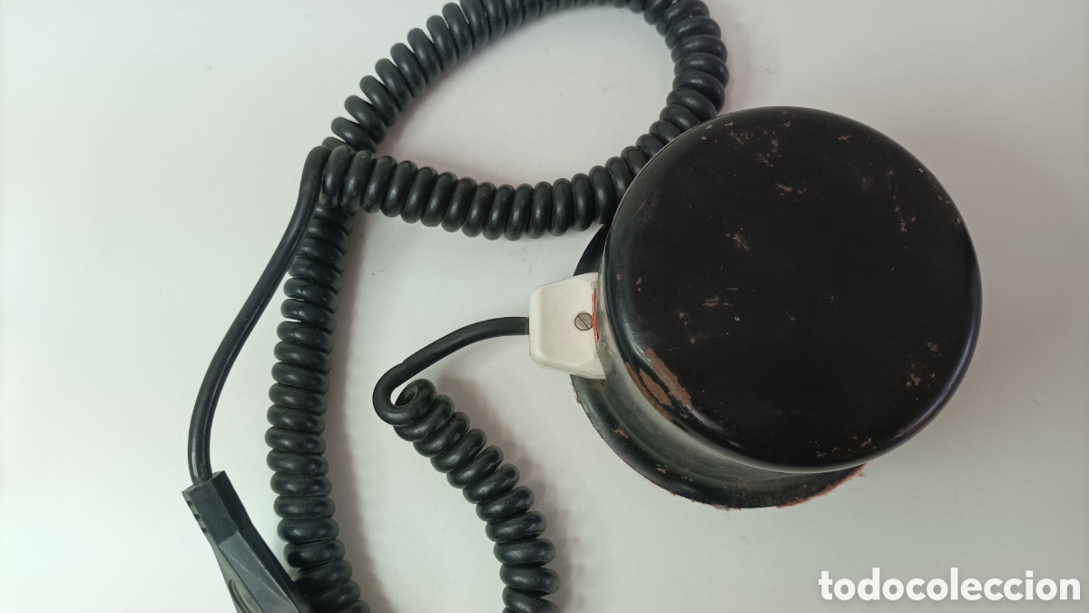 Antig&uuml;edades: Transformador antiguo redondo con cable - Foto 5