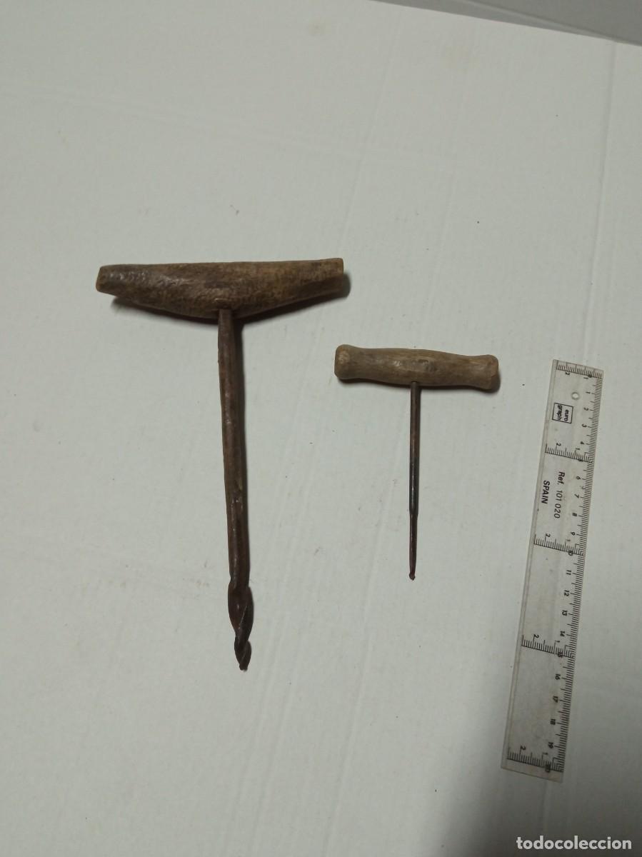 Antig&uuml;edades: DOS ANTIGUAS BARRENAS DE CARPINTERO - Foto 1