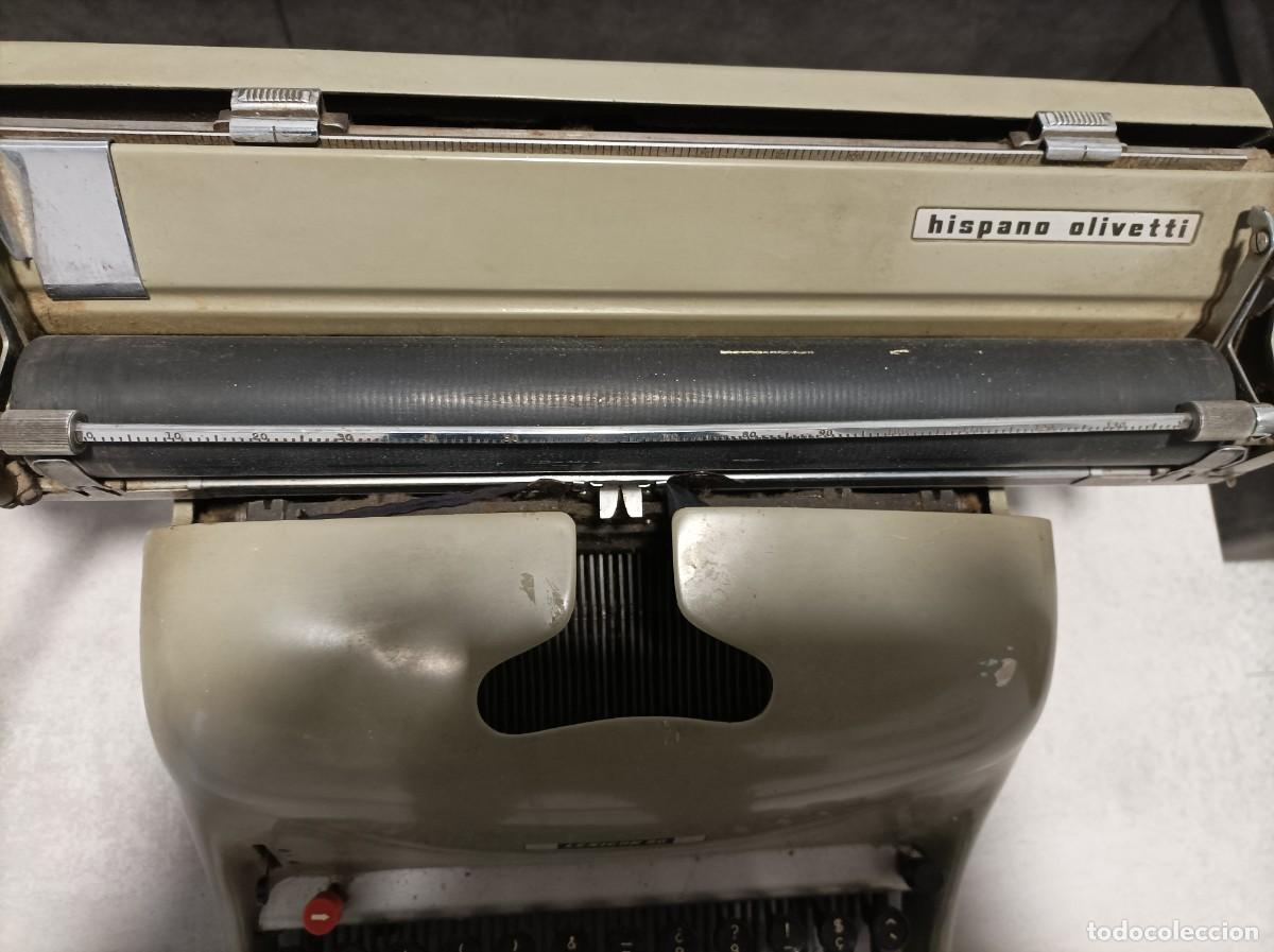 Antig&uuml;edades: M&aacute;quina de escribir HISPANO OLIVETTI LEXICON 80 - Foto 5
