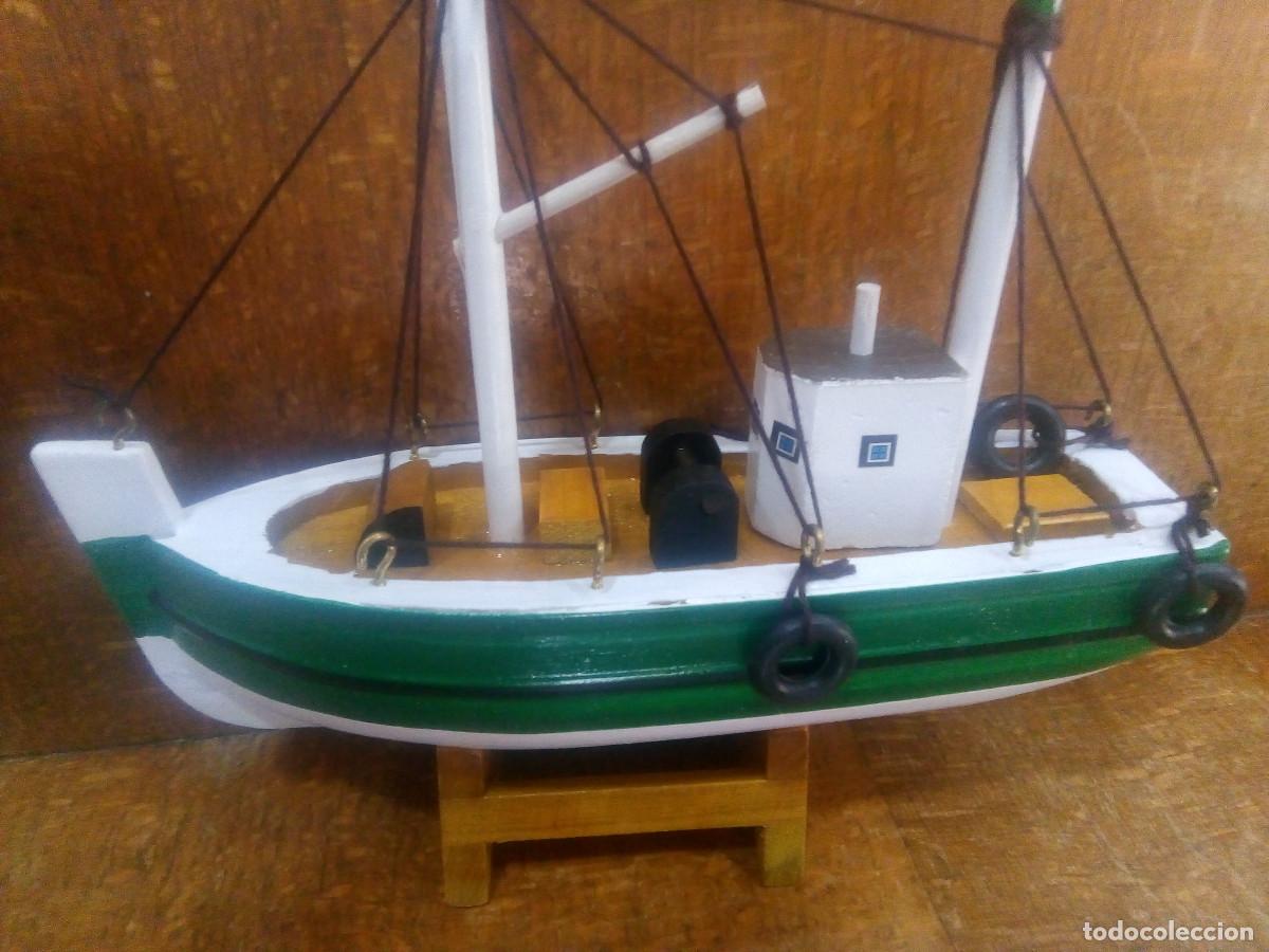 Antig&uuml;edades: BARCO PESQUERO MADERA - Foto 2