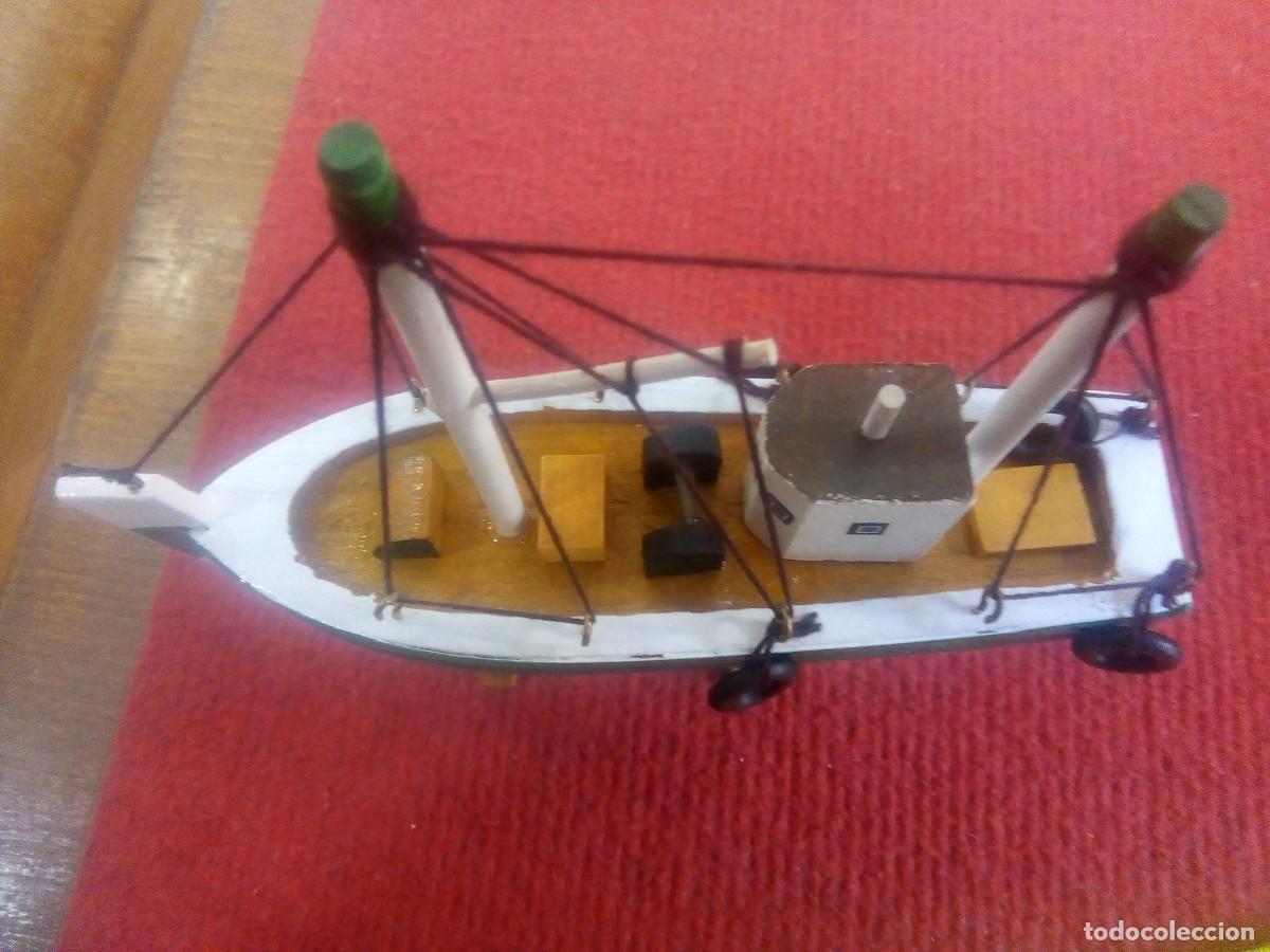 Antig&uuml;edades: BARCO PESQUERO MADERA - Foto 3