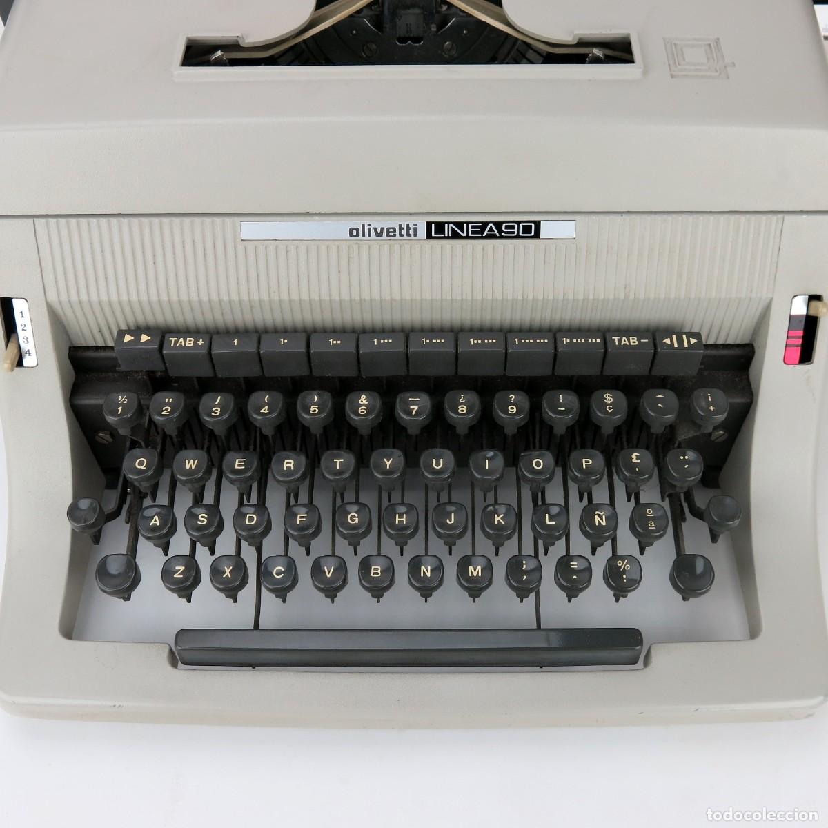 Antig&uuml;edades: MAQUINA ESCRIBIR OLIVETTI LINEA 90 - Foto 3