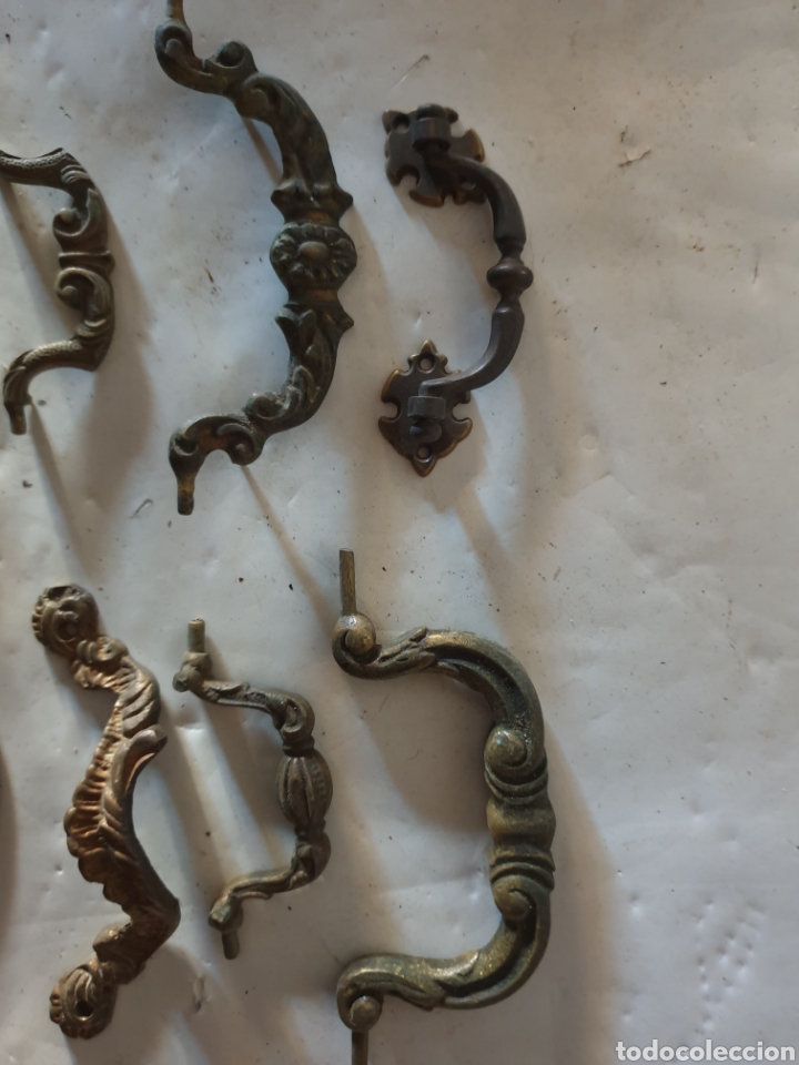 Antig&uuml;edades: LOTE 10 TIRADORES - Foto 4