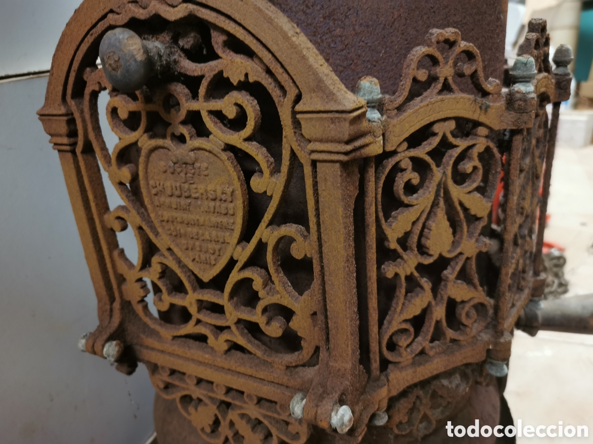 Antig&uuml;edades: Choubersky estufa antigua, chimenea - Foto 4