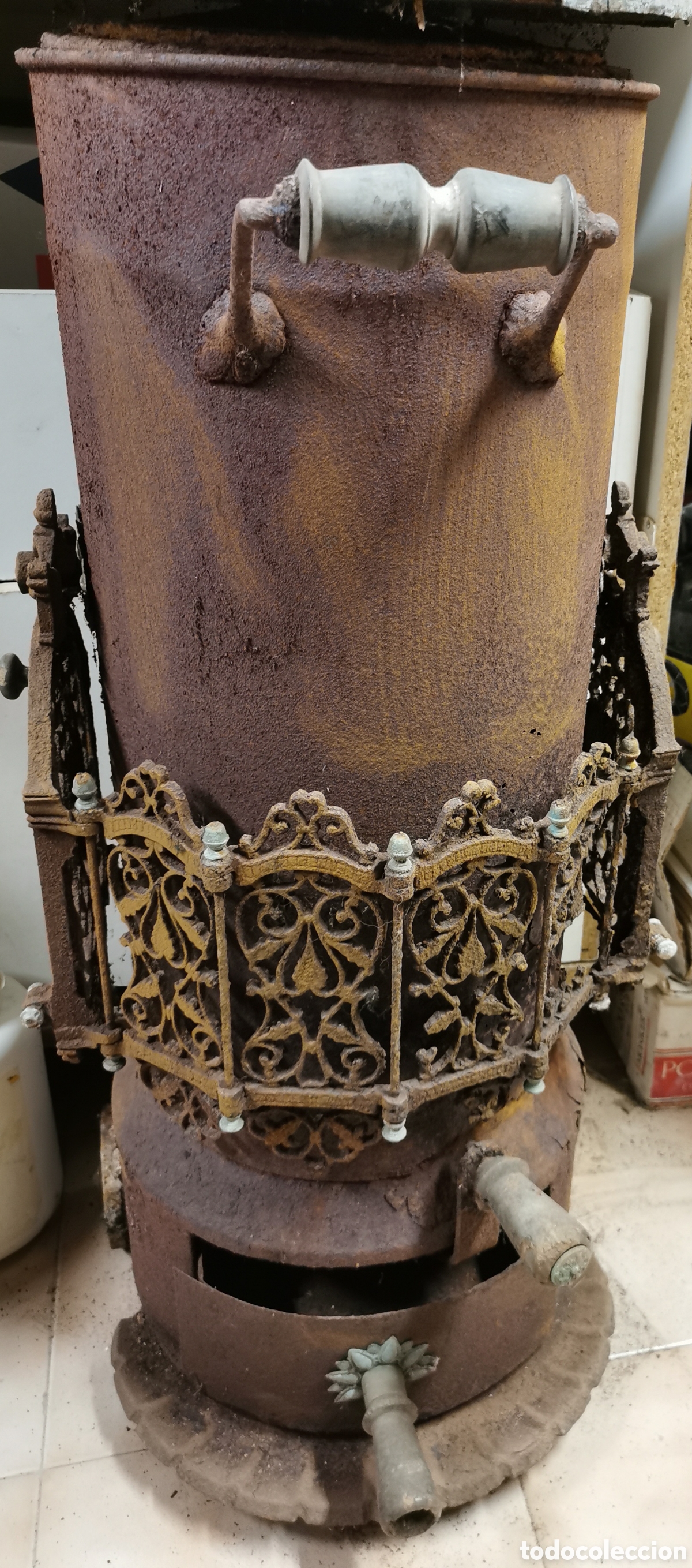 Antig&uuml;edades: Choubersky estufa antigua, chimenea - Foto 1