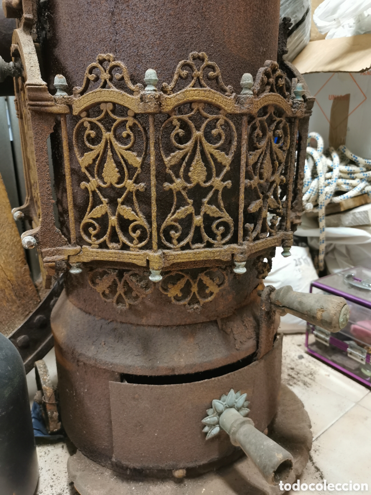 Antig&uuml;edades: Choubersky estufa antigua, chimenea - Foto 13
