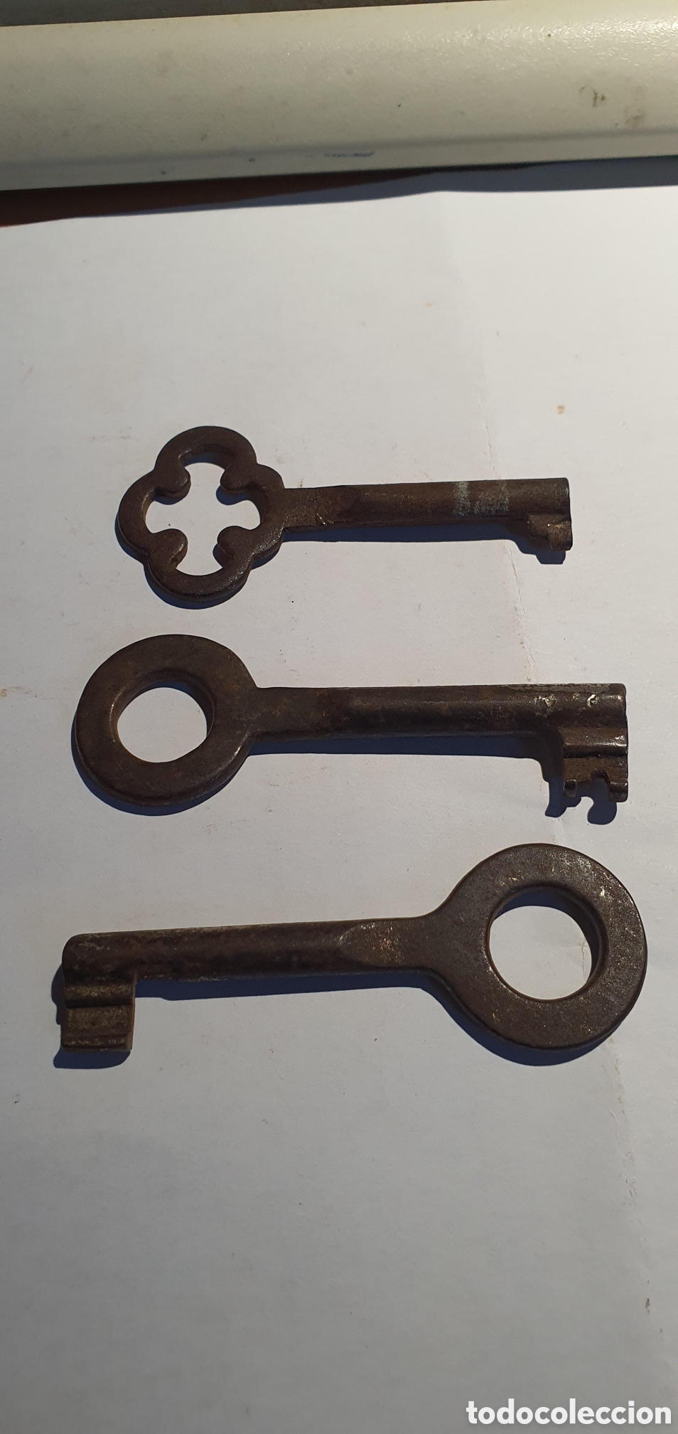 Antig&uuml;edades: Antigua llave sobre 7 cm - Foto 1