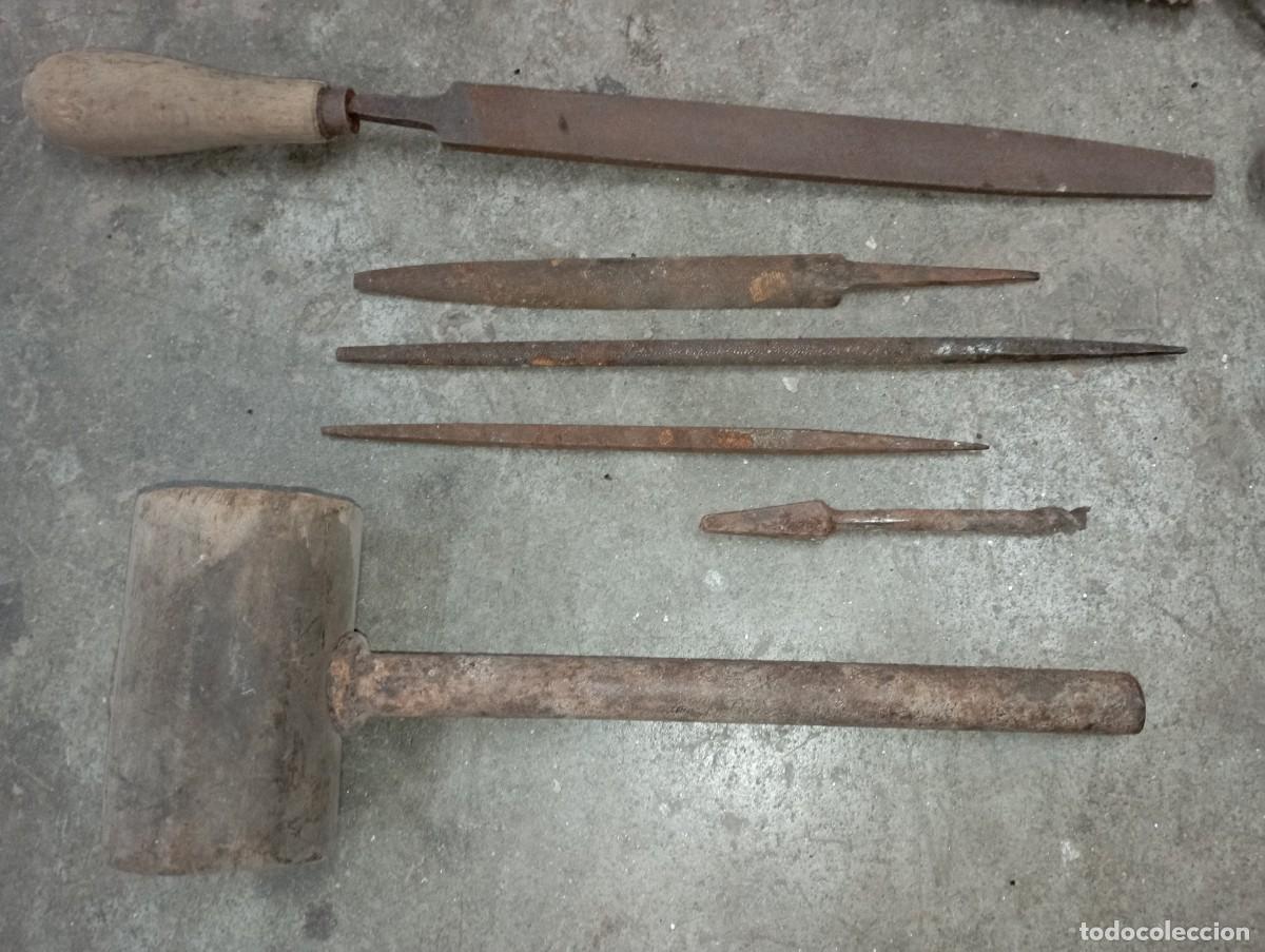 Antig&uuml;edades: Conjunto de 11 antiguas herramientas de carpintero CG4 - Foto 3