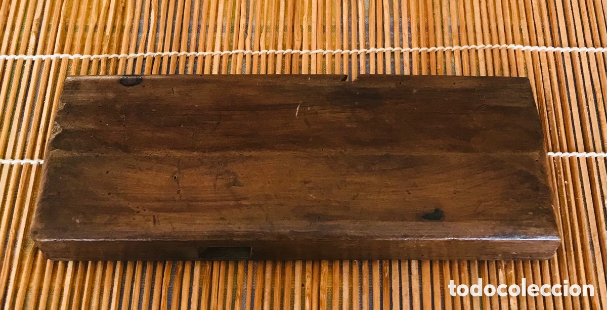Antig&uuml;edades: Cepillo antiguo de madera. Ulysse Marlin. Bordeaux. - Foto 2