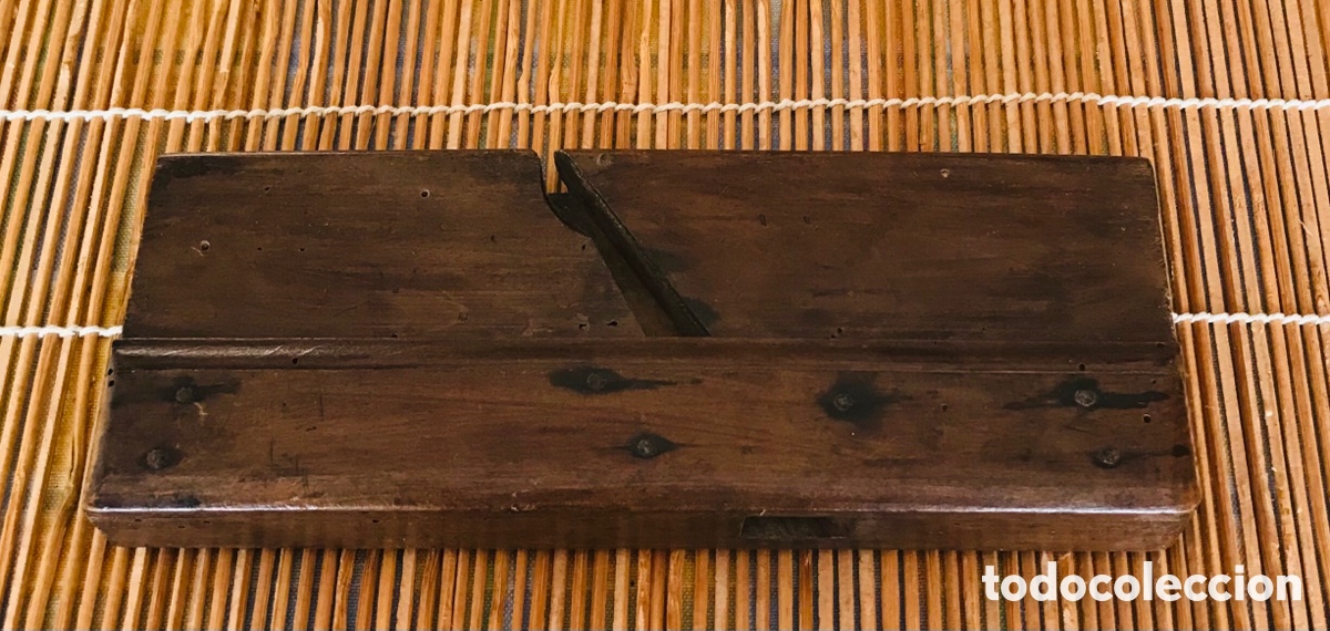 Antig&uuml;edades: Cepillo antiguo de madera. Ulysse Marlin. Bordeaux. - Foto 1