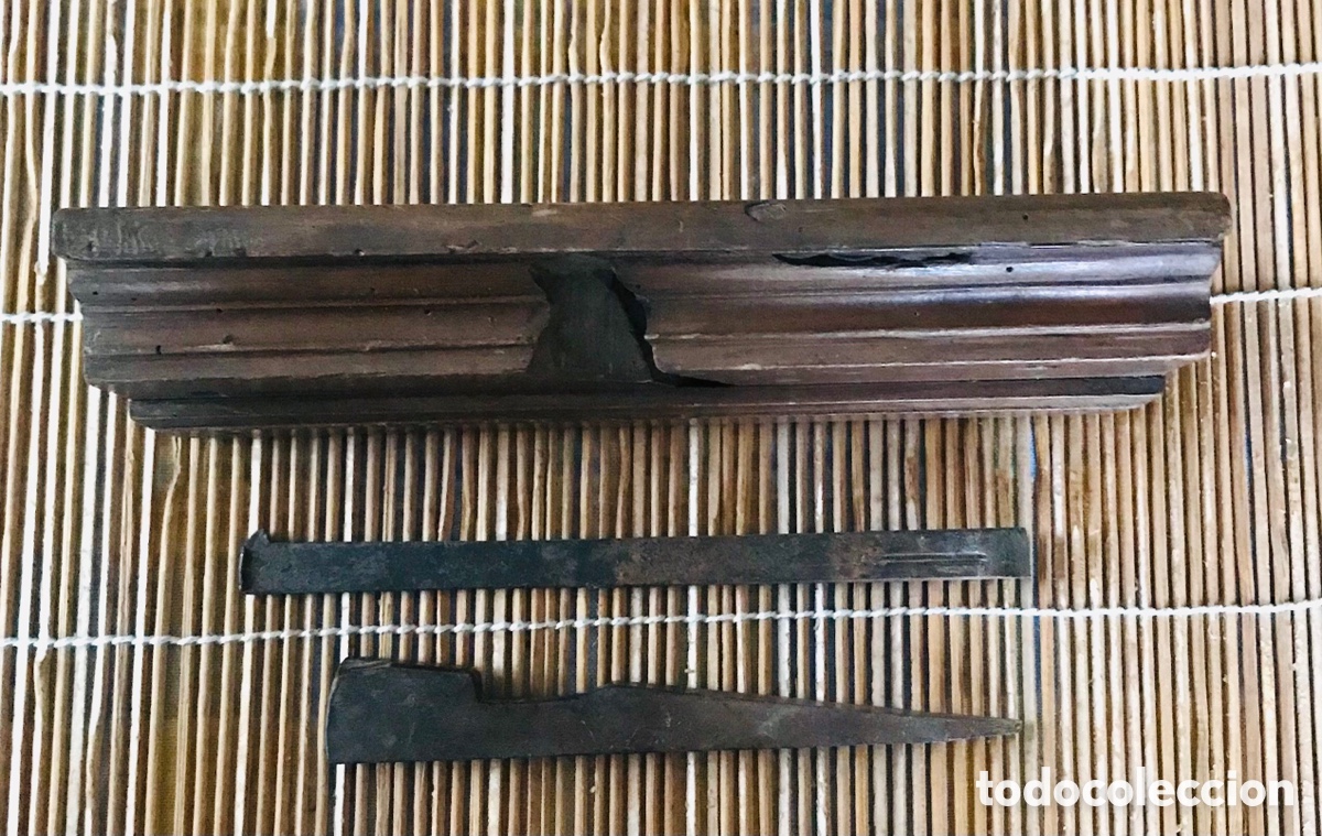 Antig&uuml;edades: Cepillo antiguo de madera. Ulysse Marlin. Bordeaux. - Foto 2