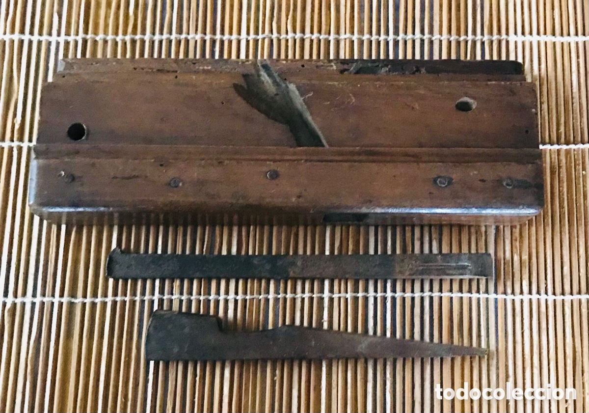 Antig&uuml;edades: Cepillo antiguo de madera. Ulysse Marlin. Bordeaux. - Foto 1