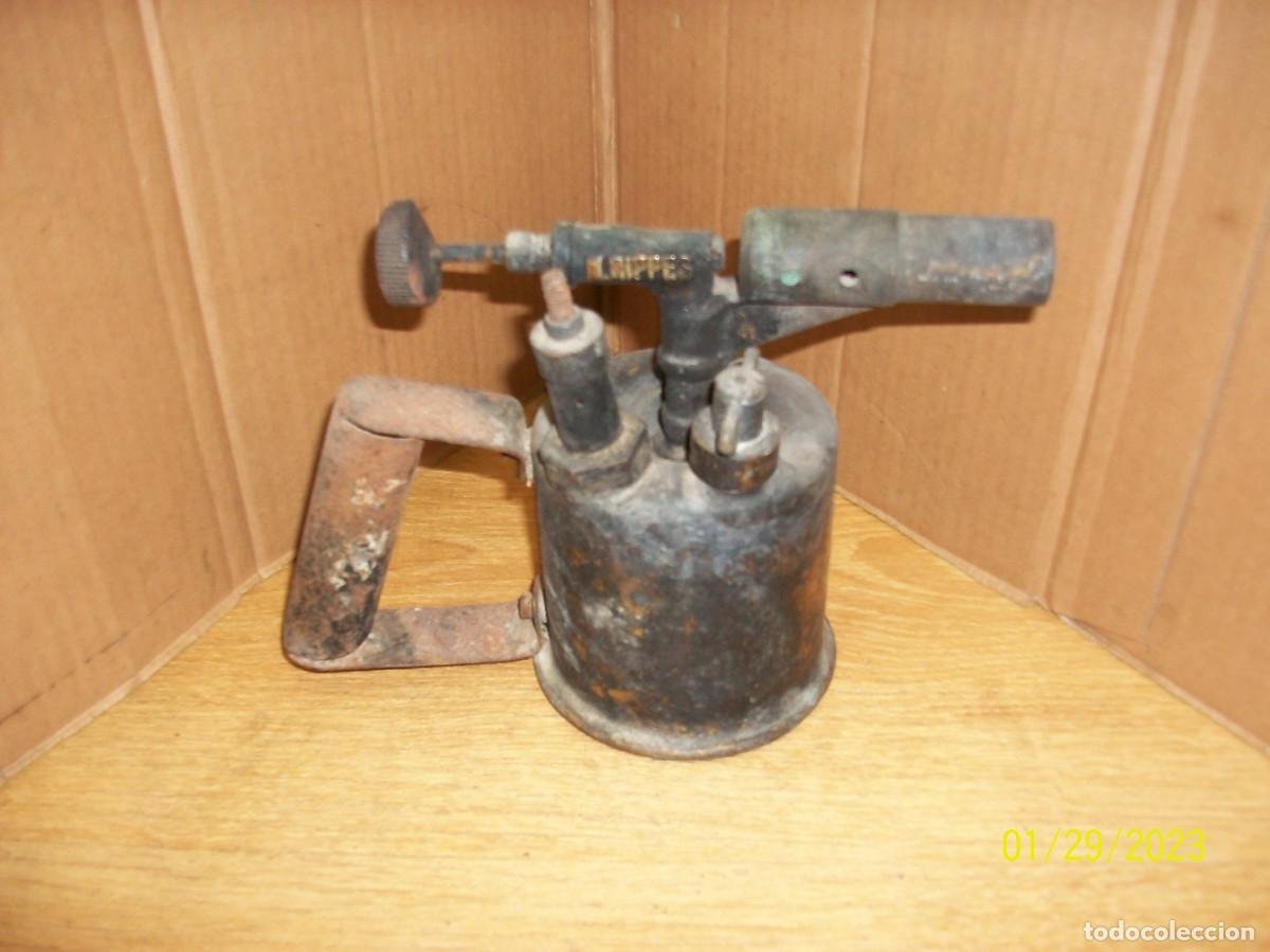 antiguo soplete/soldador/lampara de fontanero - Compra venta en  todocoleccion