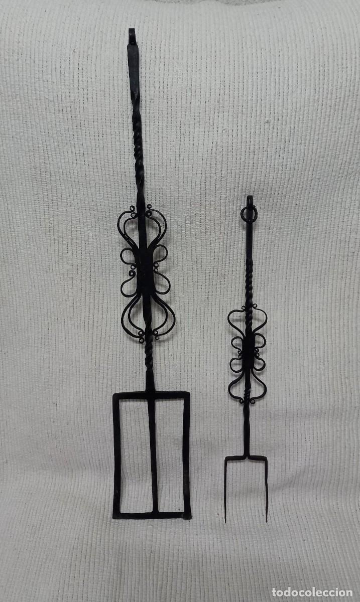 Antig&uuml;edades: Utensilios de forja para chimenea - Foto 1
