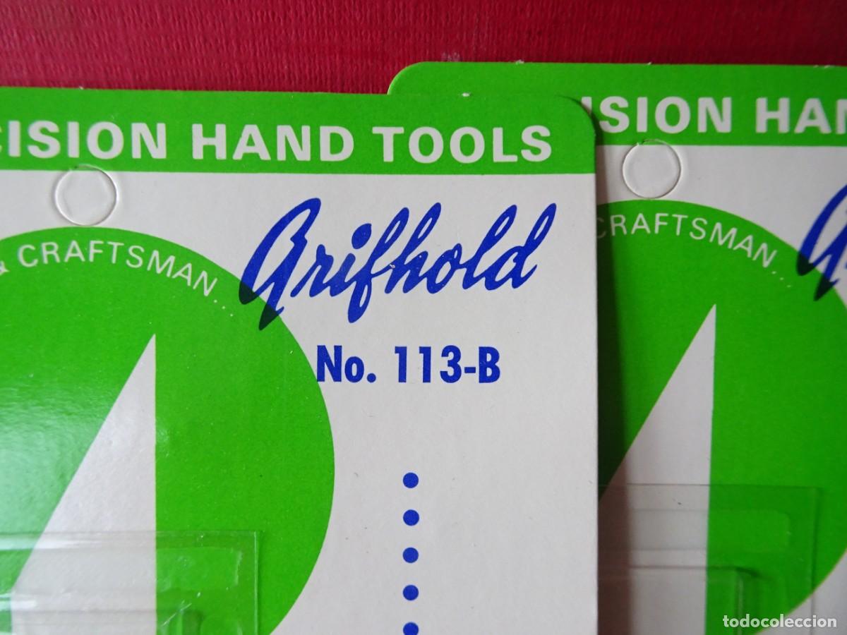 Antig&uuml;edades: PRECISION HAND TOOLS GRIFHOLD N&ordf; 113-b CUTS CIRCLES STENCILS (3) - Foto 3
