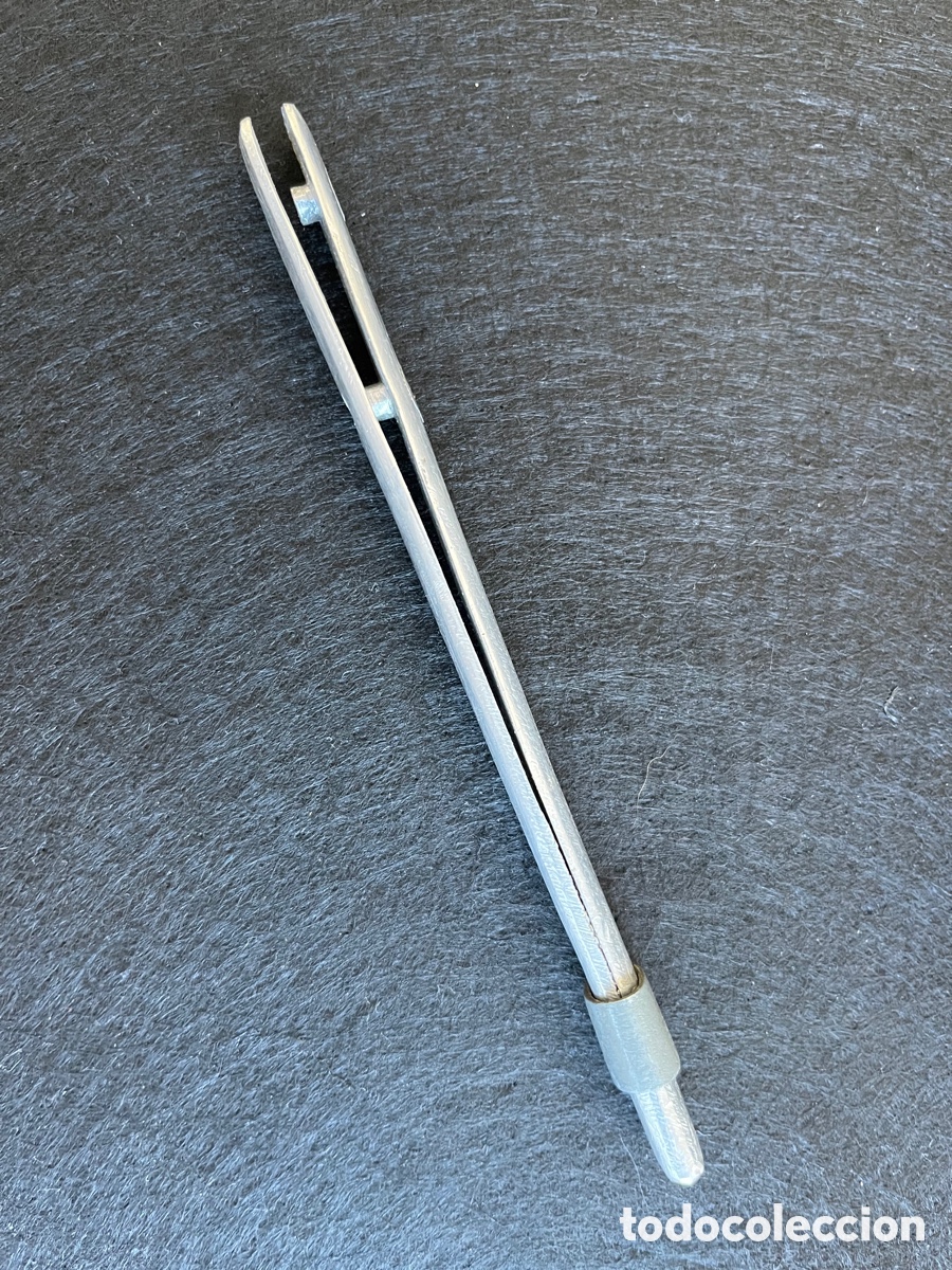 Antig&uuml;edades: Mango porta cuchilla de aluminio - Foto 2