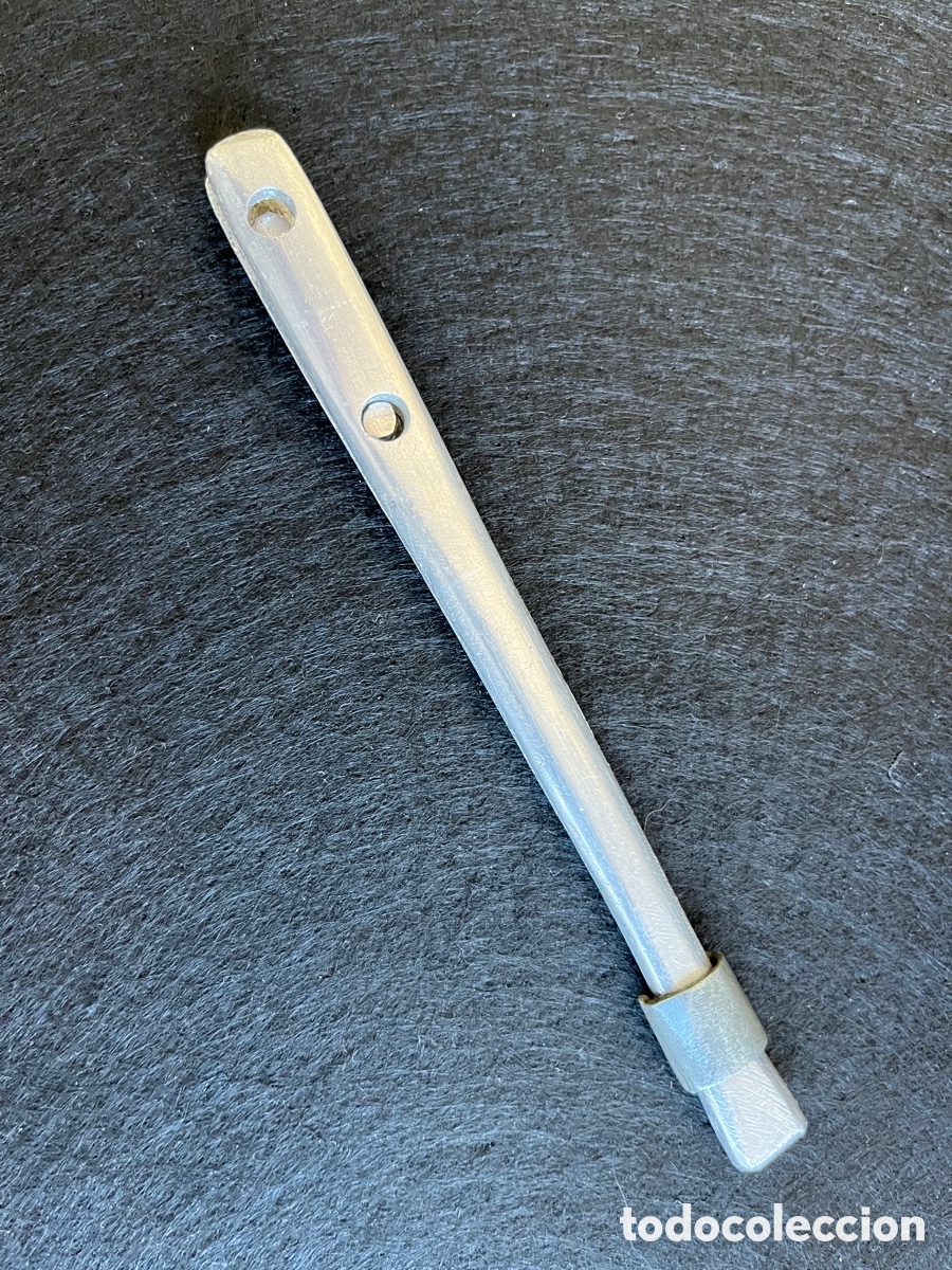 Antig&uuml;edades: Mango porta cuchilla de aluminio - Foto 1