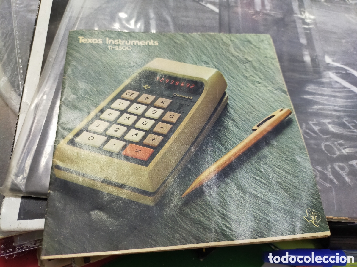 Antig&uuml;edades: Instrucciones calculadora texas intruments TI-2500 - Foto 1