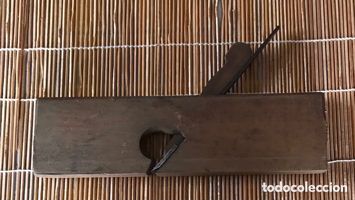 Antig&uuml;edades: Cepillo antiguo de madera. Goldenberg. - Foto 2