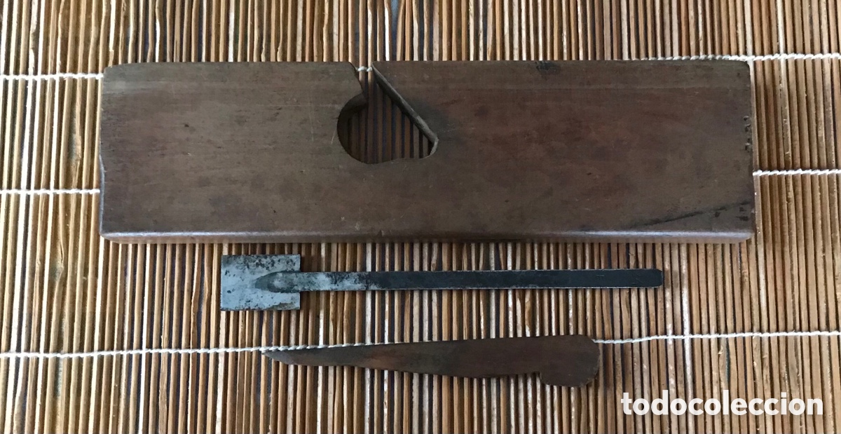 Antig&uuml;edades: Cepillo antiguo de madera. Goldenberg. - Foto 3