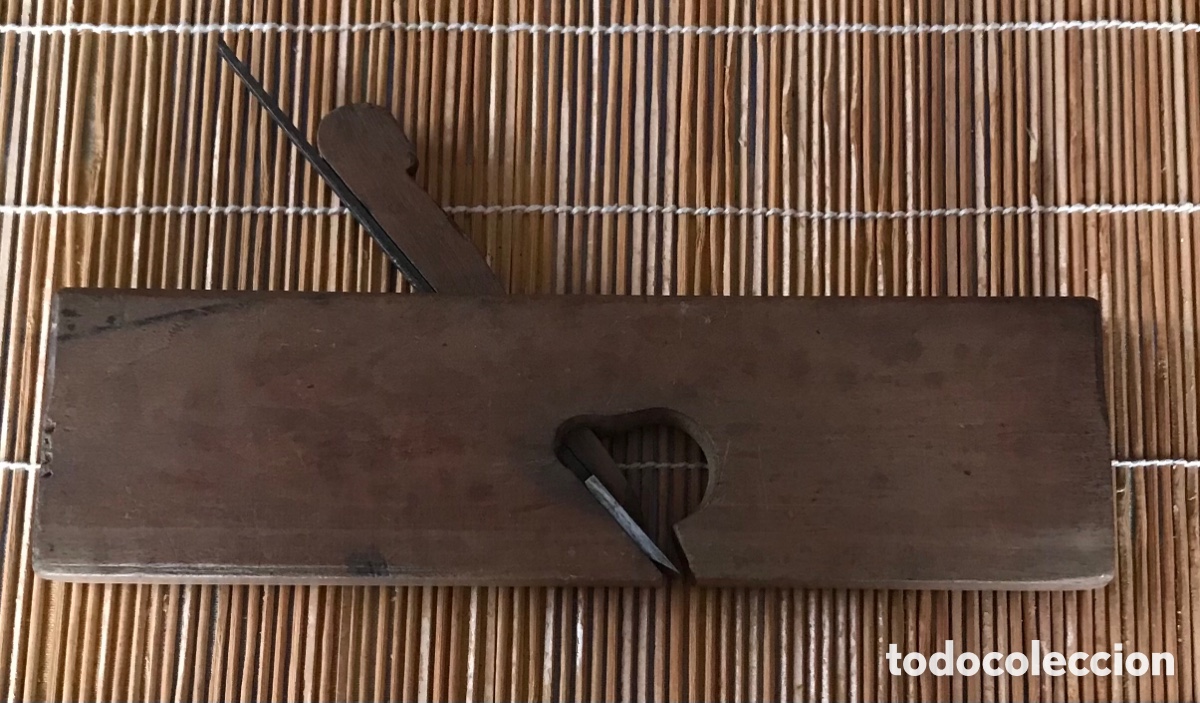 Antig&uuml;edades: Cepillo antiguo de madera. Goldenberg. - Foto 1