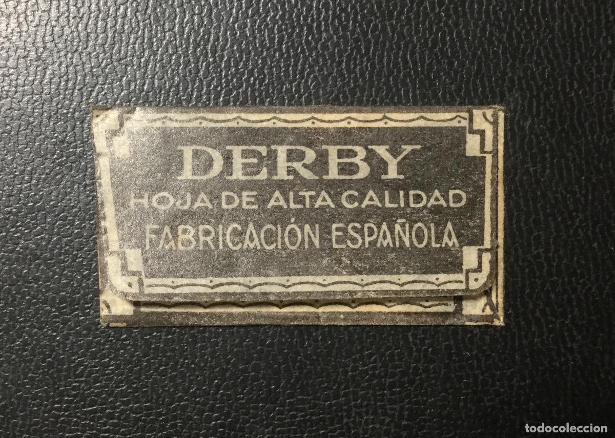 Antig&uuml;edades: HOJA DE AFEITAR , DERBY , COMPLETA , &rdquo;&rdquo;RARA&rdquo;&rdquo; - Foto 2