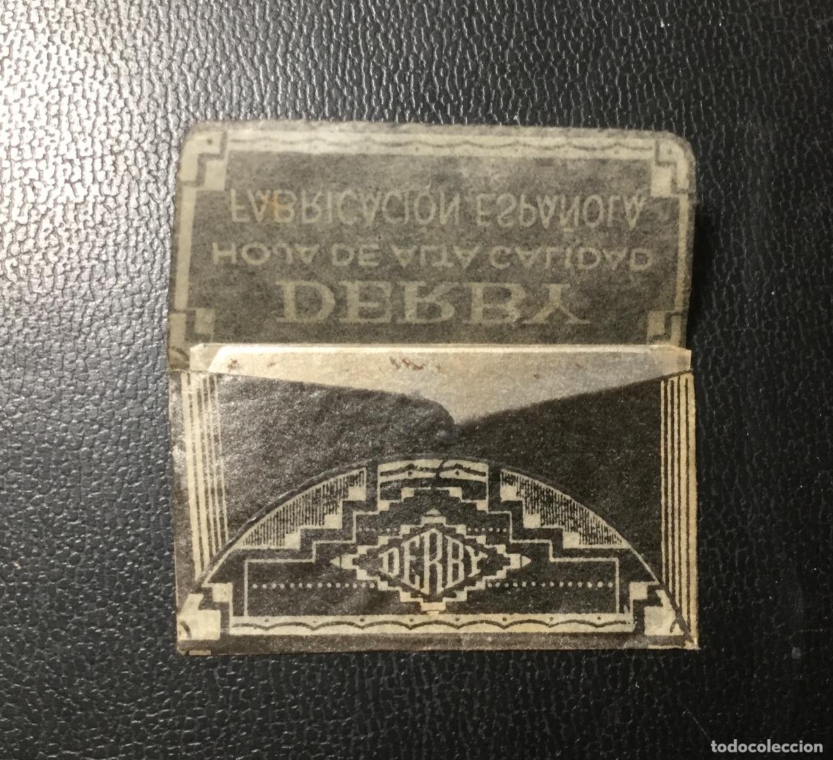 Antig&uuml;edades: HOJA DE AFEITAR , DERBY , COMPLETA , &rdquo;&rdquo;RARA&rdquo;&rdquo; - Foto 3