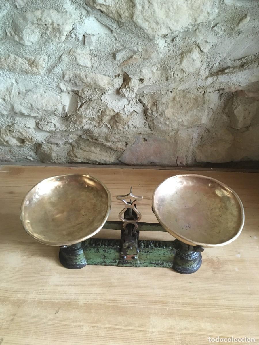 Antig&uuml;edades: BALANZA ANTIGUA DE HIERRO - Foto 2