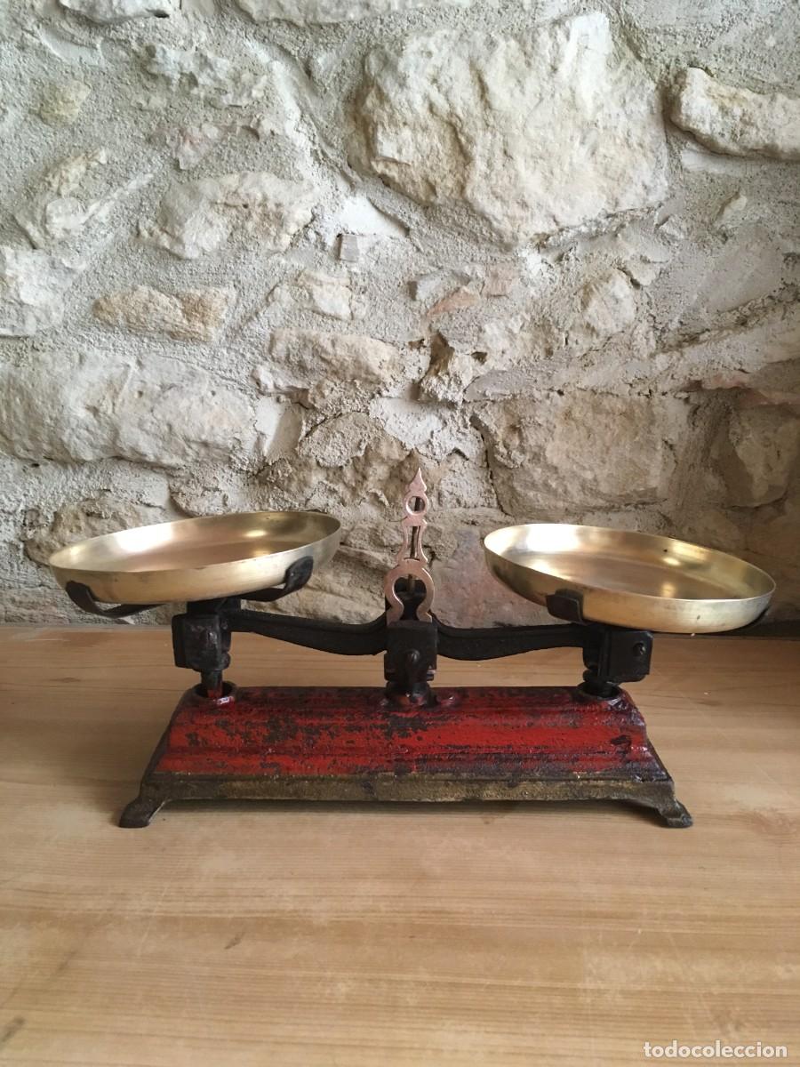 Antig&uuml;edades: BALANZA ANTIGUA DE HIERRO - Foto 1