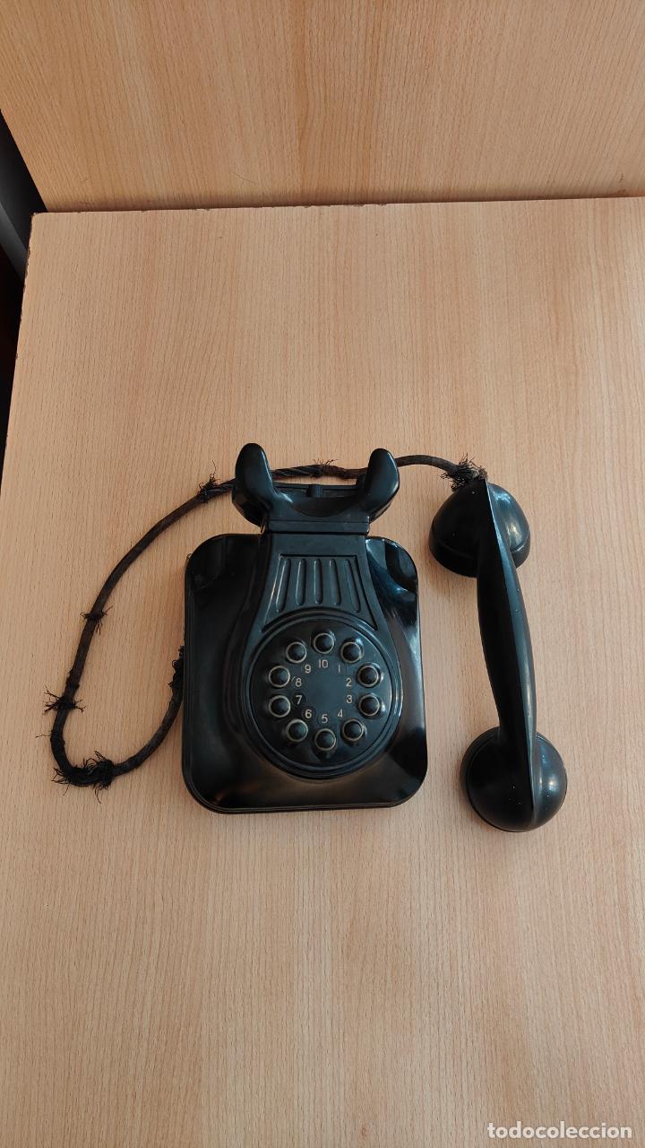 Tel&eacute;fonos: Antiguo tel&eacute;fono de rueda - Foto 2