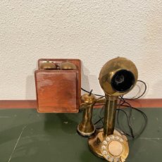 Teléfonos: TELEFONO DE 1910 TIPO CLANDESTINO CON SU CENTRALITA