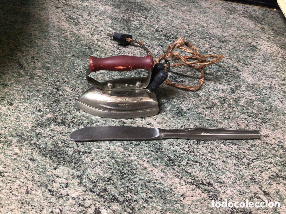 Antig&uuml;edades: Mini plancha de viaje - Foto 1