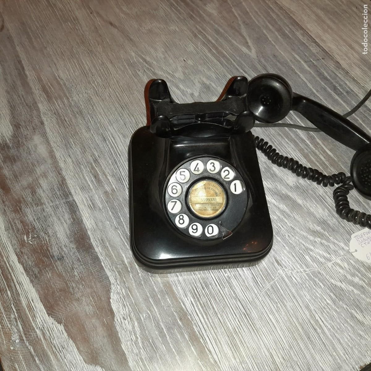 Tel&eacute;fonos: Tel&eacute;fono baquelita CTNE Mod 5523E - Foto 2