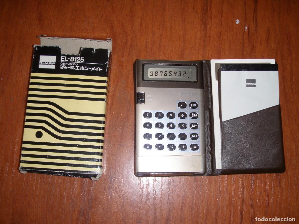 Antig&uuml;edades: CALCULADORA SHARP EL-81255 COMO NUEVA - Foto 1