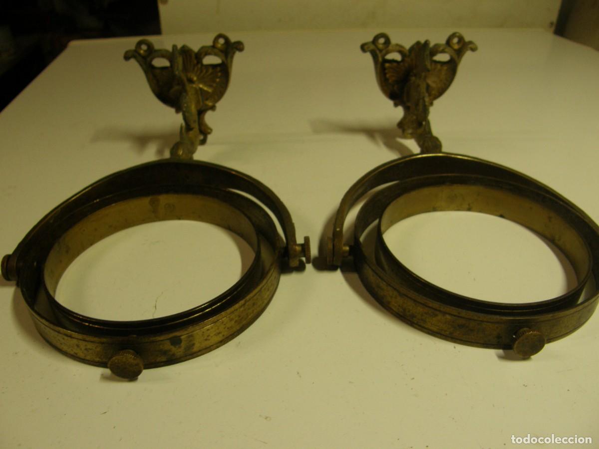Antig&uuml;edades: Dos soportes giroscopicos candiles - Foto 3