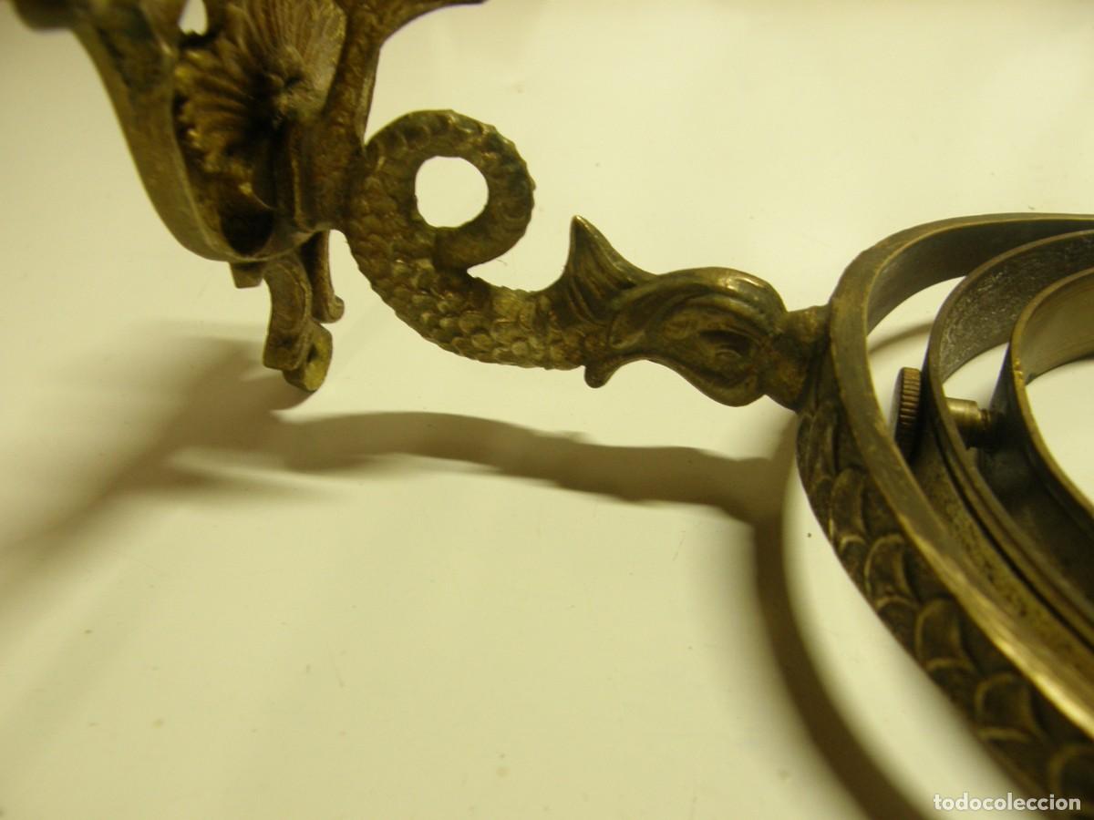 Antig&uuml;edades: Dos soportes giroscopicos candiles - Foto 4