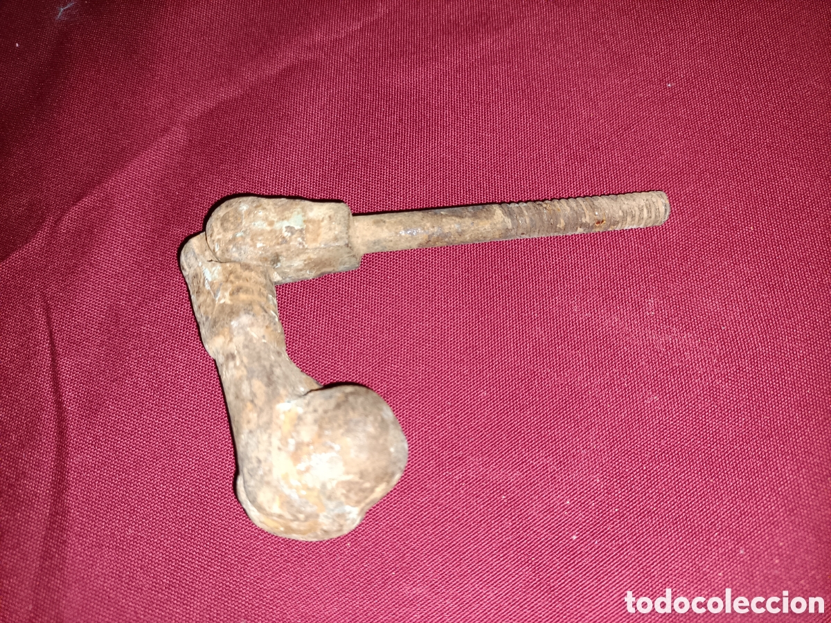 Antig&uuml;edades: Peque&ntilde;a aldaba de mano. - Foto 2