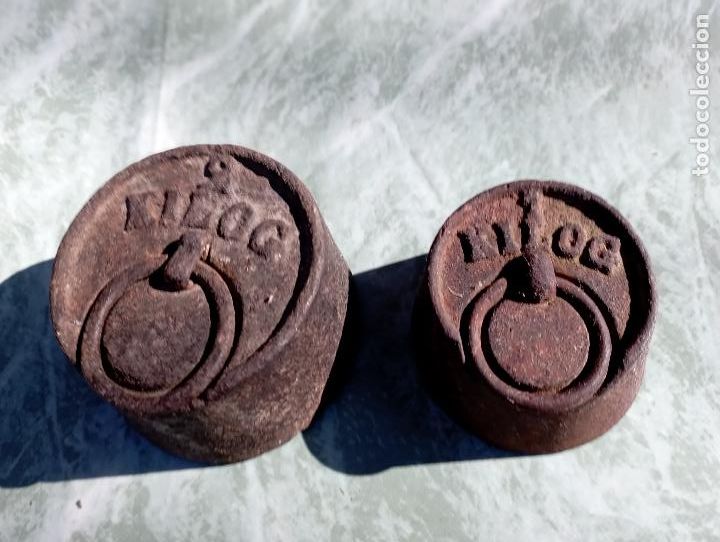 Antig&uuml;edades: ANTIGUAS PESAS 1KG- 2 KG - Foto 1
