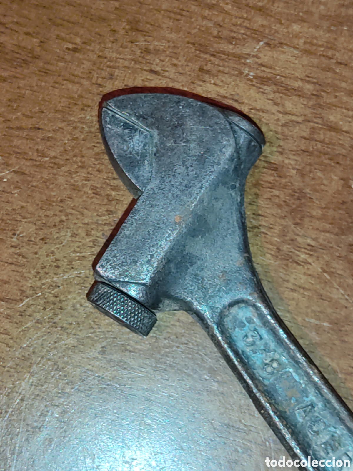Antig&uuml;edades: Llave inglesa irimo 3/8 de acero forjado. - Foto 5