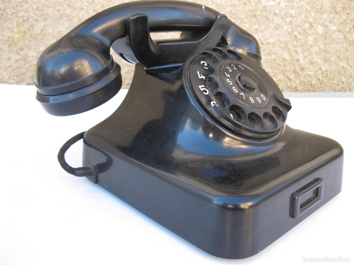 Tel&eacute;fonos: ANTIGUO TEL&Eacute;FONO DE BAQUELITA. - Foto 1