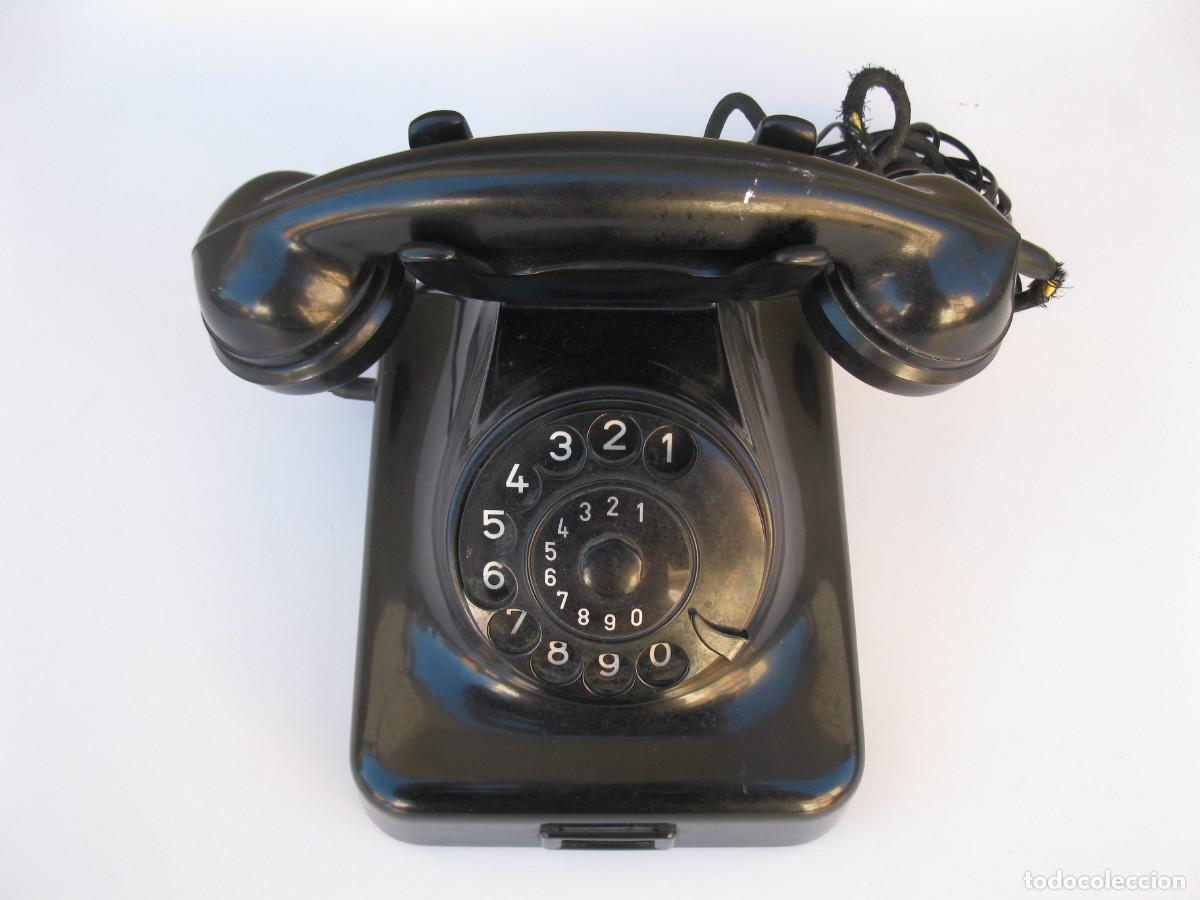 Tel&eacute;fonos: ANTIGUO TEL&Eacute;FONO DE BAQUELITA. - Foto 2